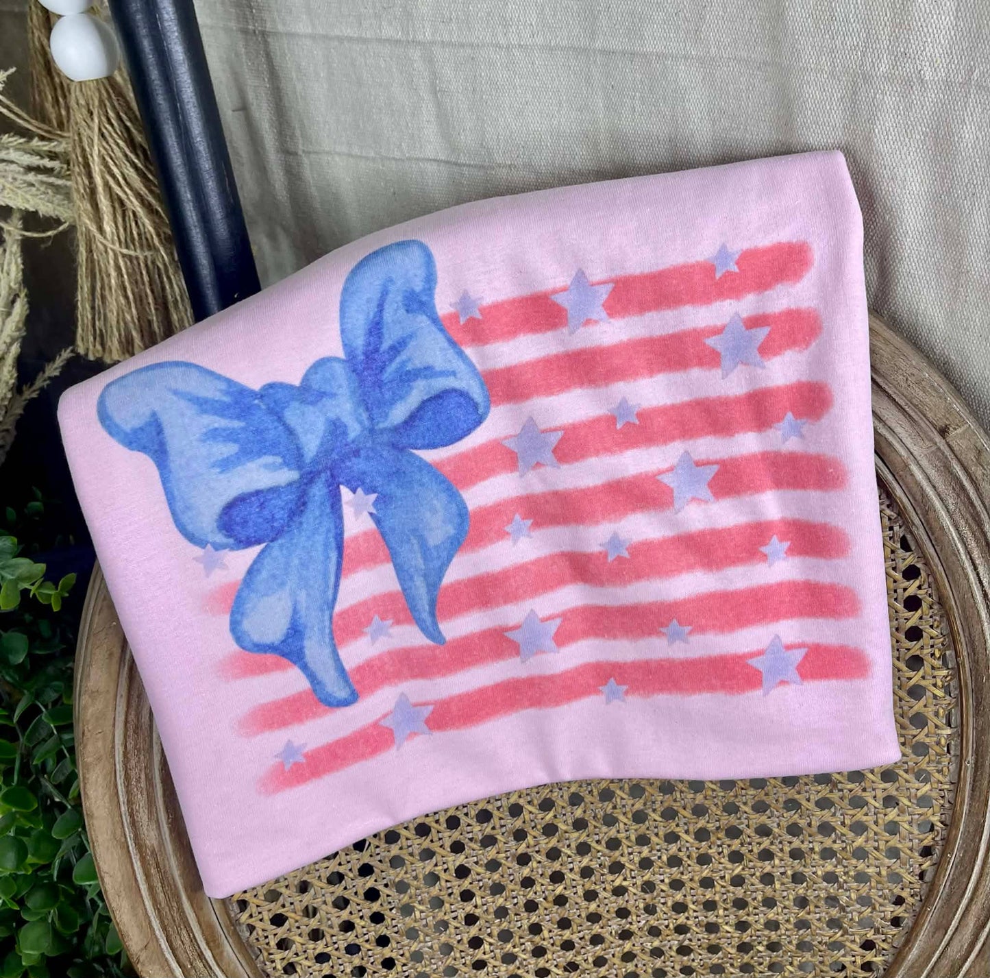 Stars and Stripes with bow