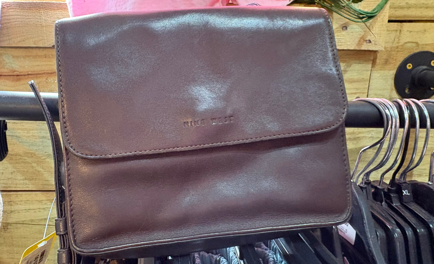 NINE WEST BROWN CROSSBODY