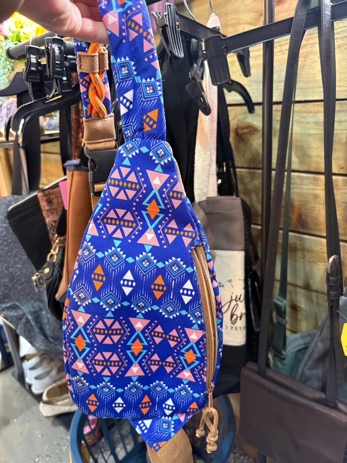 SHOULDER BAG BLUE